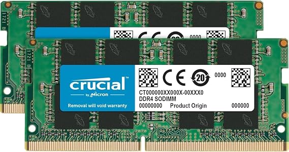Crucial RAM CT2K16G4SFD824A 32GB (2x16GB) DDR4 2400MHz CL17 Laptop Arbeitsspeicher Kit