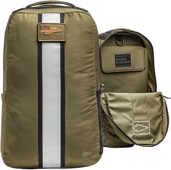 GORUCK Basic Rucker Tactical Backpack Durable Rucksack & MOLLE Daypack | Durable Military Daypack for Rucking, Hiking, Travel and Training, Ruck Plate Pocket Ready, For Men and Women