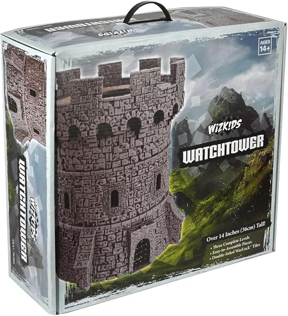 WizKids: Watchtower Boxed Set | Pair with Warlock Tiles 4D Settings Terrain