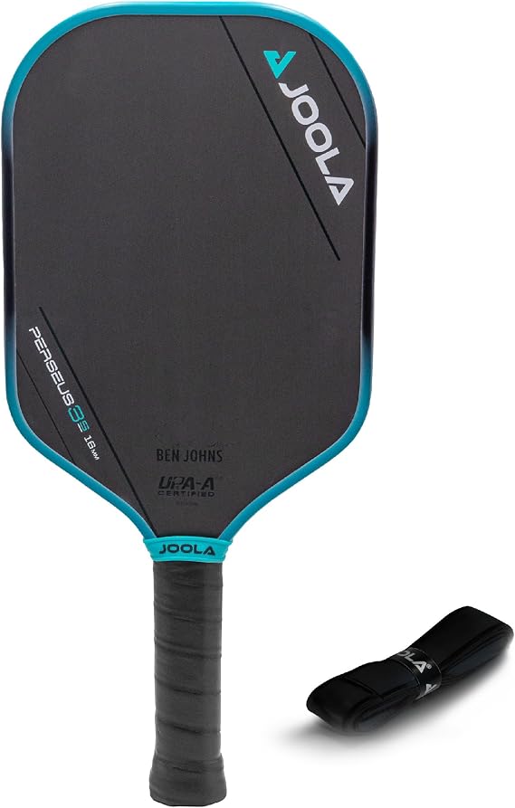 JOOLA 3S Pickleball Paddles Raw Carbon Fiber Surface for Power & Spin, Elongated, Wide Body & Aero Curve Designs UPA-A Certified