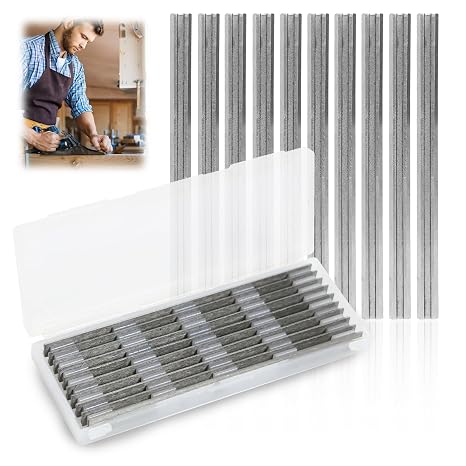 10 Pcs 3-1/4" Planer Blades Replacement Part Compatible with Bosch DeWalt Black Decker Ryobi and Most Hand-held Portable Planers, Carbide Knives Gift for Craftsman, Carpenter