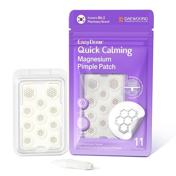 EasyDerm Quick Microdart Magnesium Pimple Patch 11ea - Value Pack