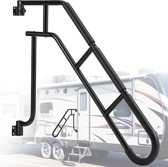Dreyoo Extended Assist Rail, RV Handrail, RV Handle Grab Bar by Door