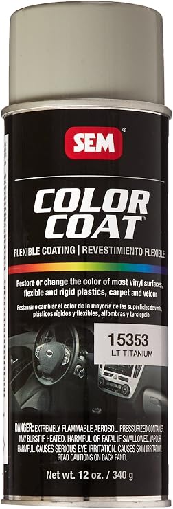 SEM Products 15353 Lt Titanium Color Coat - 12 oz.