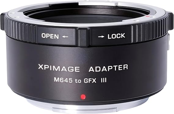 Lens Mount Adapter Ring Compatible with Mamiya 645 Lens to Fujifilm GFX Camera GFX50 GFX100
