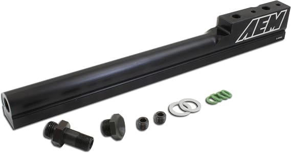 AEM 25-100BK Black High Volume Fuel Rail