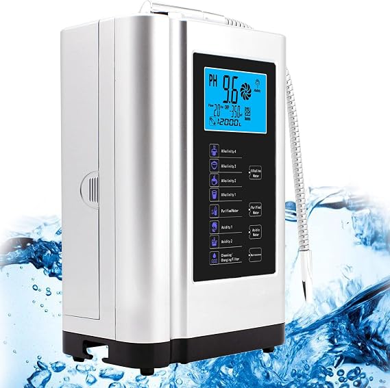 Alkaline Water Ionizer,Wter Ionizer and Alkaline Water Machine AG7.0, Produces PH 3.5-10.5 Alkaline Water, 7 Water Settings, up to -570mV ORP, 8000L,AlkalineWhite