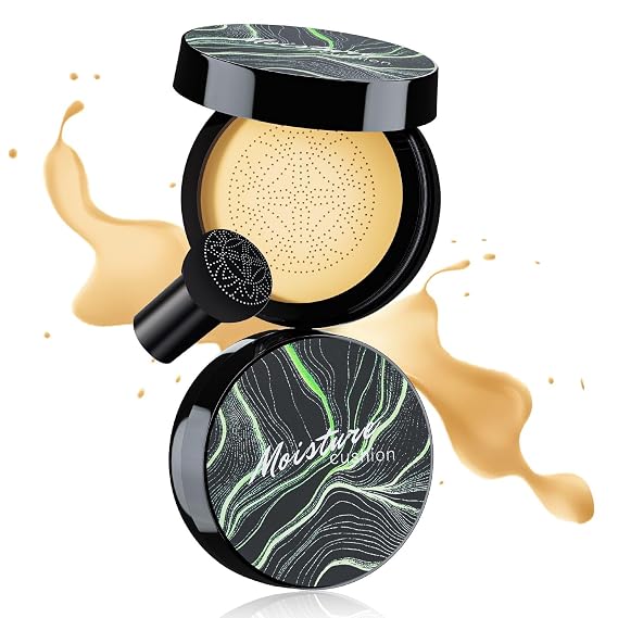 Cushion CC Cream Foundation Full Coverage Moisturizing Waterproof BuffBeige