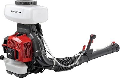 Prorun PMB2884 Backpack Mist Blower, 75.6cc 4.2HP Engine, 4-Gallon Tank, 3-in-1 Sprayer & Duster & Leaf Blower