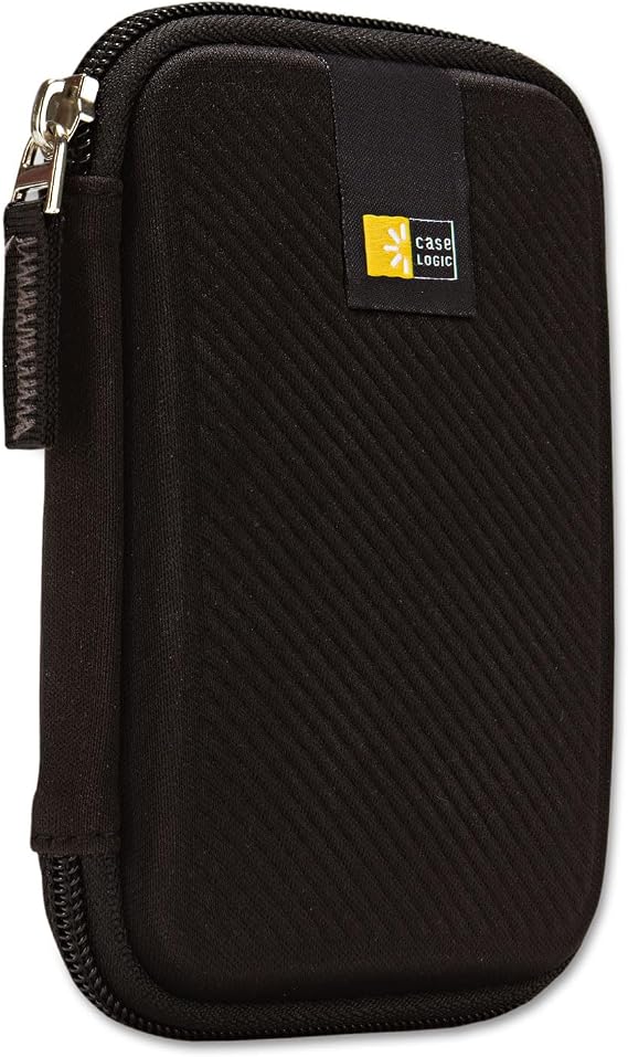 Case Logic EHDC-101 Hard Shell Case for 2.5-Inch Portable Hard Drive - Black