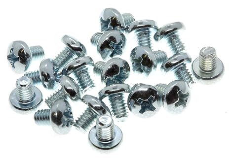 M4 (4mm x 5mm) Phillips Pan Head Machine Screws - Steel (Pack of 20) DIN 7985 G09 - G10B 4x5_20