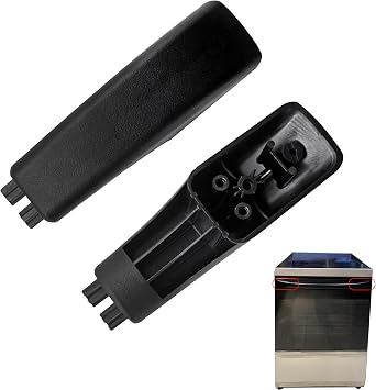 WB07X10034 2 Pack Oven Handle end caps Replacement Fits GE General Electric Hotpoint Stove Oven Door Handle, Replaces AP3623187, 242863, AH229187, EAP229187(Black)
