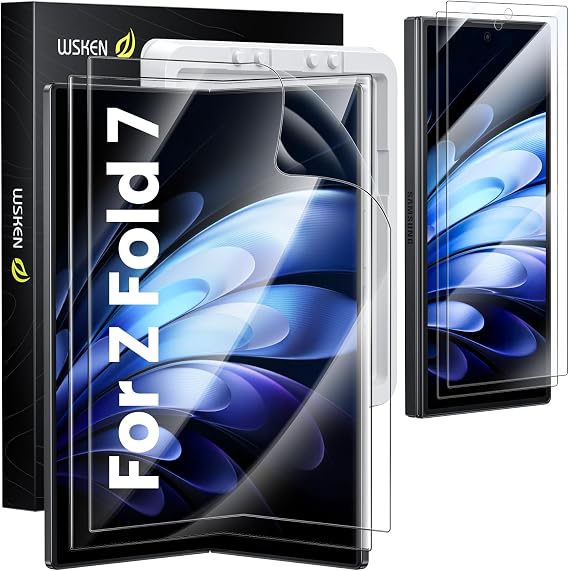 WSKEN for Samsung Galaxy Z Fold 7 Screen Protector - Easily Install