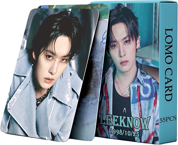 Stray Kids Photocards 55pcs Stray Kids Album Photo Cards Stray Kids kpop Gift Lomo Cards Boys Girls Lee Know