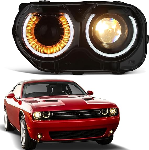 Headlight Assembly For Dodge Challenger 2015-2021 Left Driver