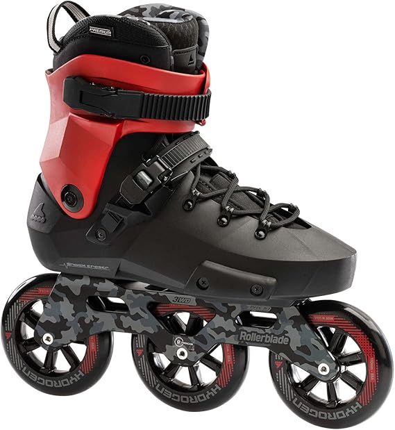 Rollerblade Twister 110 Uni Adult Fitness Inline Skating Black/Red Urban Performance Inline Skating