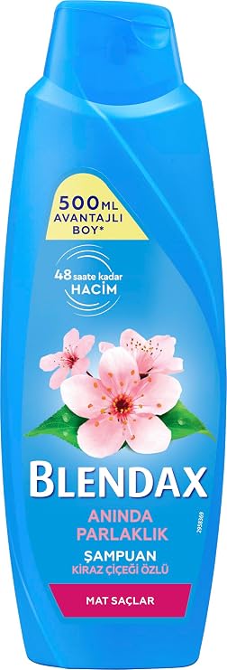 Blendax Instant Shine and Softness Cherry Blossom Extract Shampoo, 500 ml