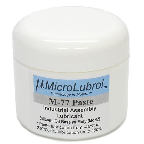 M-77 LUBRICANT PASTE GREASE Silicone + Moly, 4 oz, Compare to Dow M-77