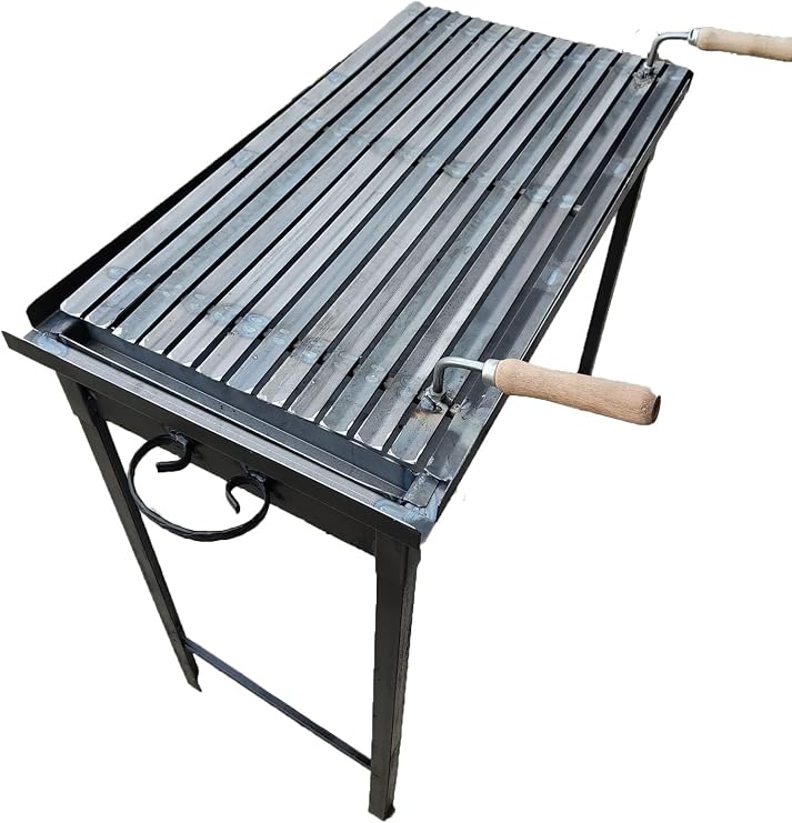 40x70 cm MEATBALL GRILL CORRUGATED Llama GRATE Iron barbecue with portable folding legs