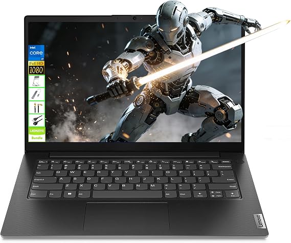 Lenovo V14 G4 Laptop, Intel 10-Core i7-13620H Processor, 14 inch FHD Display, 16GB RAM, 512GB SSD, Thin & Portable, Reliable Performance for Business/Students/Tourists, Windows 11 Home, LE Bundle