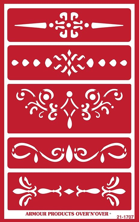 Ornamental Borders - Over N Over Reusable Stencil