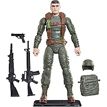 G.I. Joe Classified Series Retro Cardback Robert Grunt Graves, Collectible 6 Inch Action Figure Set with 7 Accessories