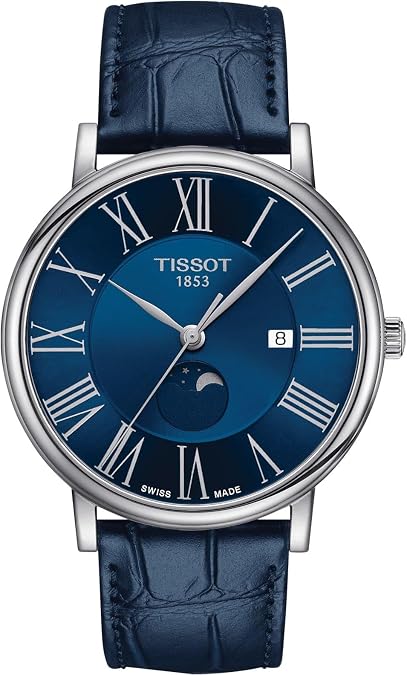 Tissot Carson, Swiss Quartz Moonphase, 40mm, Blue Dial, Men's Watch