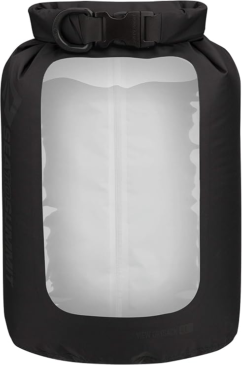 Sea to Summit View Dry Sack, See-Thru Dry Bag, 4 Liter, Black