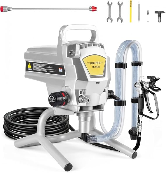 DOTOOL Airless Paint Sprayer, 950W 3300PSI High Pressure Paint Sprayer Gun