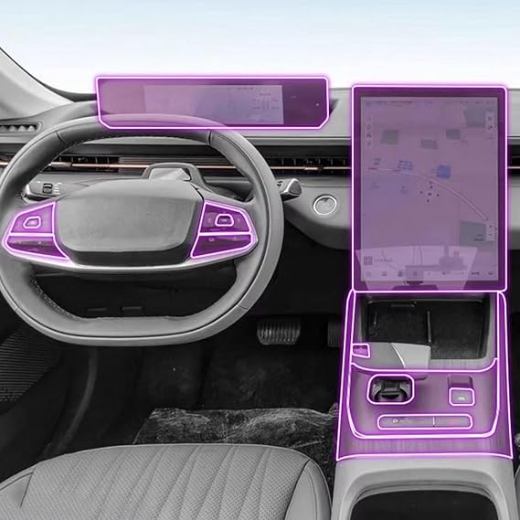 Auto Central Control Screen TPU Navigation Anti Scratch interior Protection Film GPS Navigation ,For CHANGAN QIYUAN A05 2024