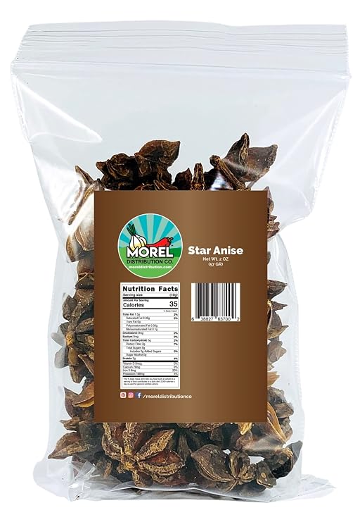 Star Anise Seeds or Star Anise Pods (Anis Estrella) (2 oz, 4 oz, 8 oz, 1 lb) (2 oz)
