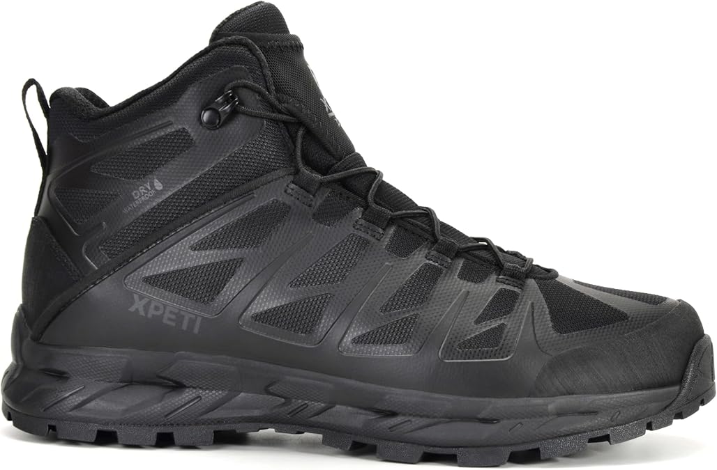 XPETI Men's Stealth Mid Tactical Boots