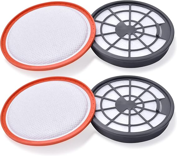 Leadaybetter 2pack Type 95 Pre & Post Motor Filter Kit for Vax Air Compact Series CCMBPV1T1, CCMBPCV1, CCMBPDV1P1, CCMBPDV1T1 Vacuum Cleaners