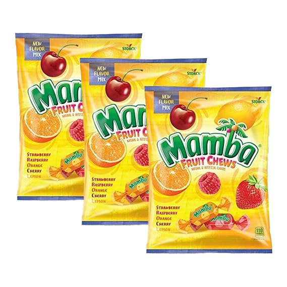 Storck Mamba (Fruit Flavor Mix, 3.52 Ounce (Pack of 3))