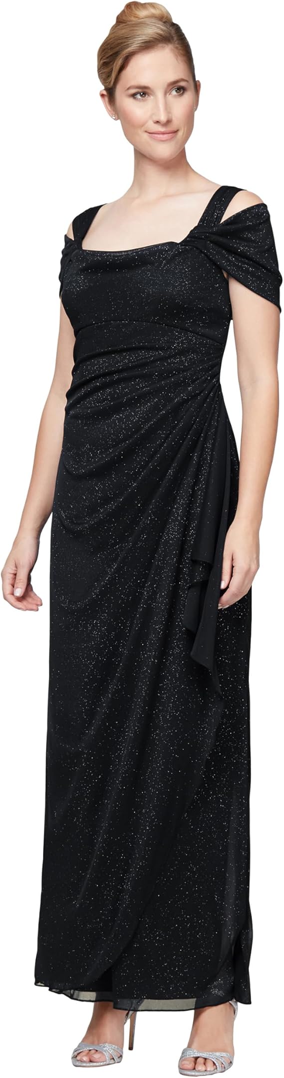 Sparkling Mesh Gown by
