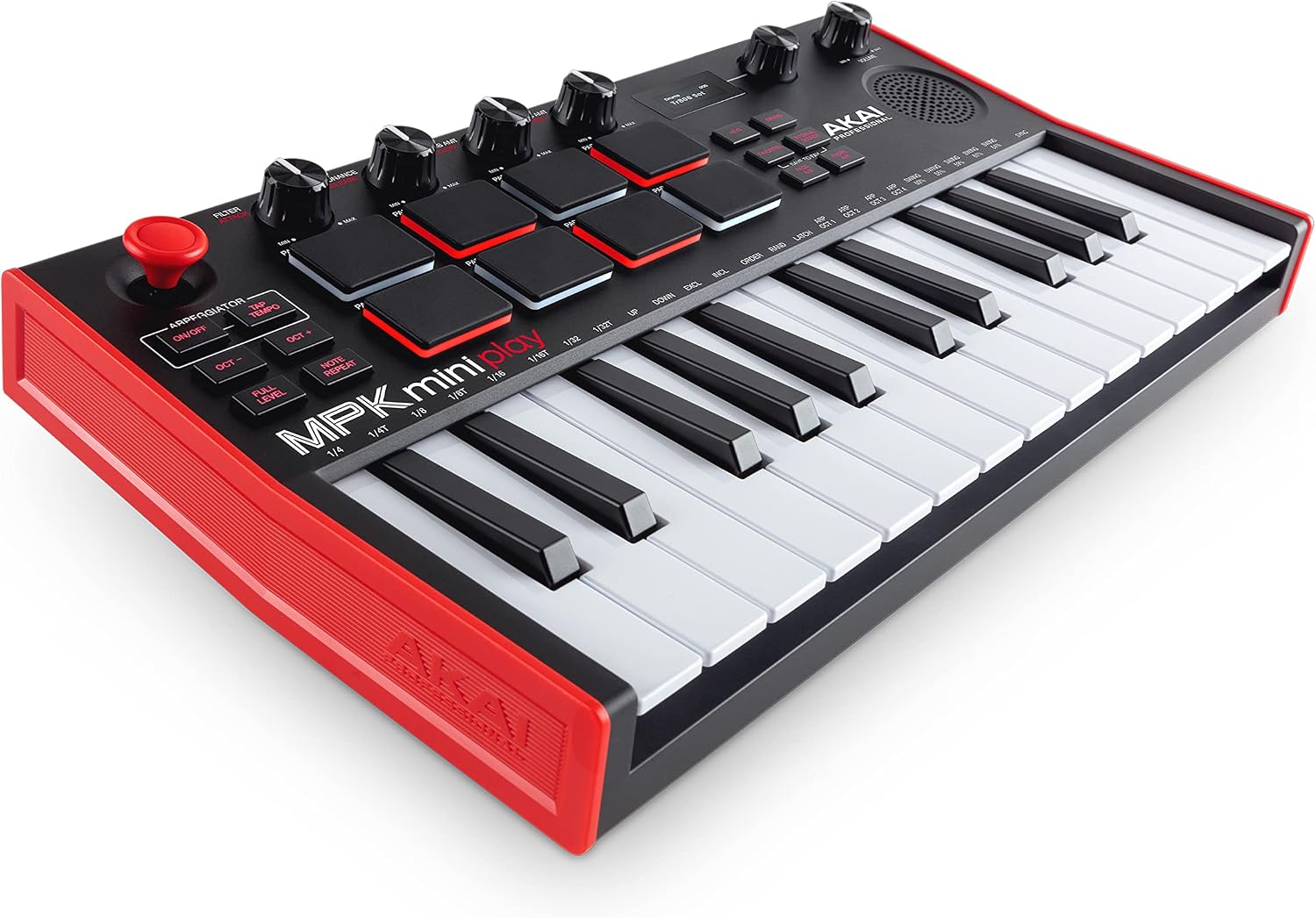 Akai Professional MPK Mini Play MK3 - MIDI Keyboard Controller with Built-in Speaker and Sounds Dynamic Keyboard MPC Pads Software and Native Instruments Sound Package