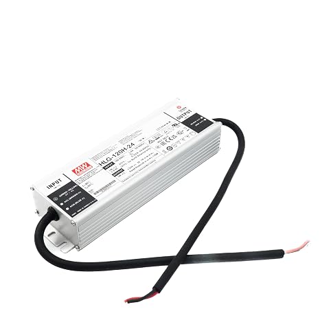 MEAN WELL HLG-120H-24 LED Driver Single Output Switching Power Supply, 24 Volts, 120 Watt