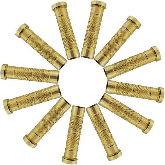 Field Point The Bolts are Copper Bolts Knurled Outer Diameter Suitable with for.244 Carbon Arrow (1 Dozen 12PACK), Used for Arrow Rod Archery Accessories