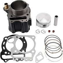 Cylinder Piston Gasket Top End Rebuild Kit 72mm for Honda FES250 Foresight 4T E2 2000-2005, NSS250EX Forza EX 4T E2 2005-2007, NSS250 Jazz/Reflex 4T E2 2001-2004, PS250 Big Ruckus 2005-2006