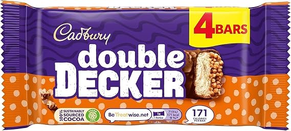 Cadbury Double Decker 4pk (Pack of 1)