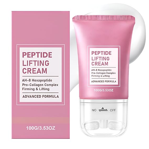 Peptide Lifting Cream - Anti Aging Face & Neck Firming Moisturizer with Collagen - Tightening Cream for Crepey Skin, Deep Hydration for All Skin Types (1)