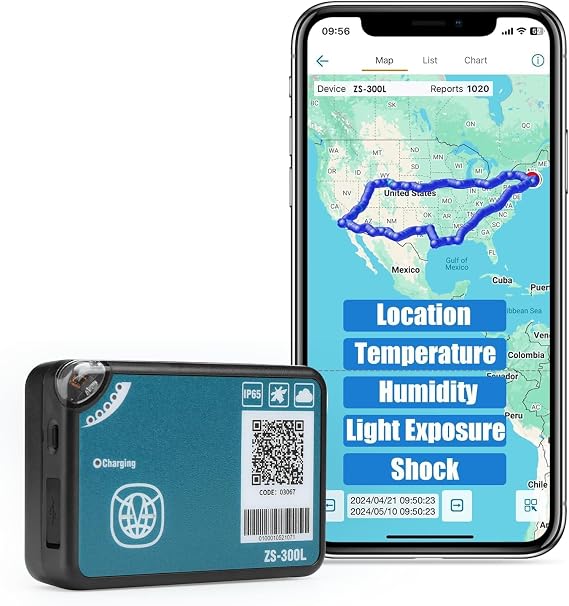 Enterprise GPS with Temperature, Humidity, Light, Shock, Motion, Tilt, etc