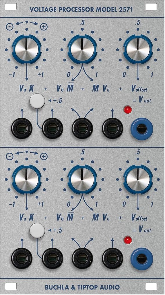 Tiptop Audio Tiptop Audio 257t Dual Control Voltage Processor Eurorack Module