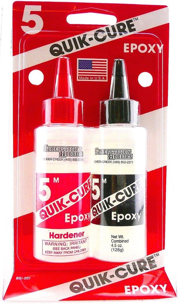 BSI Quick Cure Epoxy 4.5 oz, Quick Cure Epoxy Hardener 4.5 oz