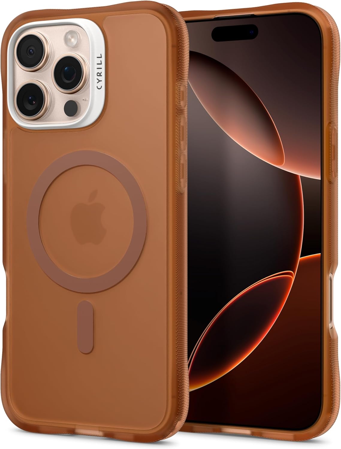 Spigen Ciel by CYRILL Apple iPhone 16 Pro Max ile Uyumlu MagSafe Kılıf UltraSheer Mag Sararmaya Dayanıklı Hava Kanalı Teknolojisi™ Askeri Sınıf Koruma Espresso Mat Kapak - ACS08246