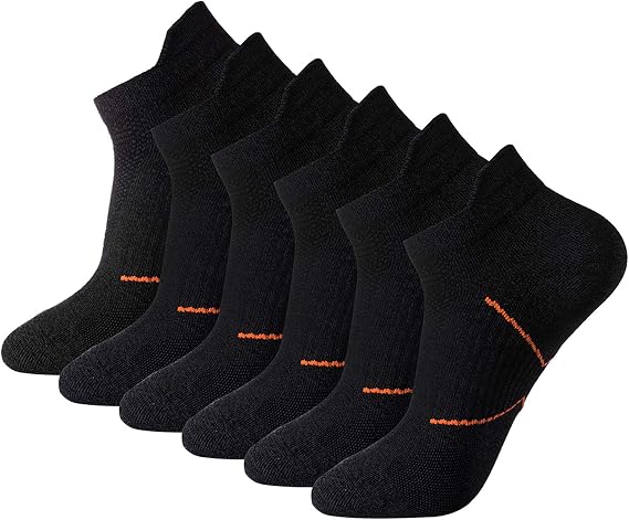 Mens Anti Stink Quick Dry Breathable Odor Control Low Cut Running Socks