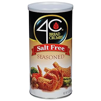 4C Premium Bread Crumbs, Salt Free Seasoned, 12 Ounce (Pack of 1)