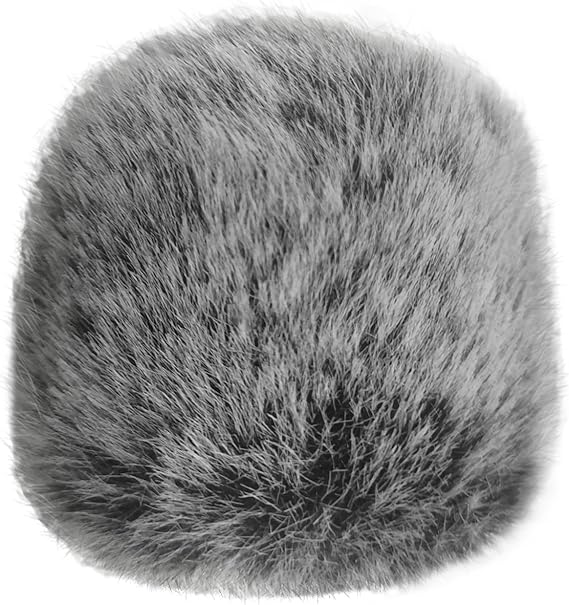 Cubilux Furry Windscreen Compatible with Shure SM58 Microphone, MIC Wind Muff, Windshield, Dead Cat, Pop Filter,Muff Windshield Windjammer Deadcat for Shure SM58 Microphone