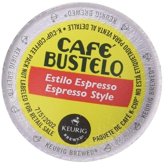 Cafe Bustelo Espresso Roast 96 K Cup Packs
