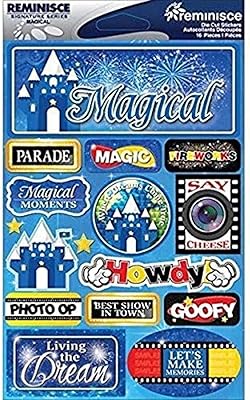 Signature Dimensional Stickers 4.5X6 Sheet, Magical